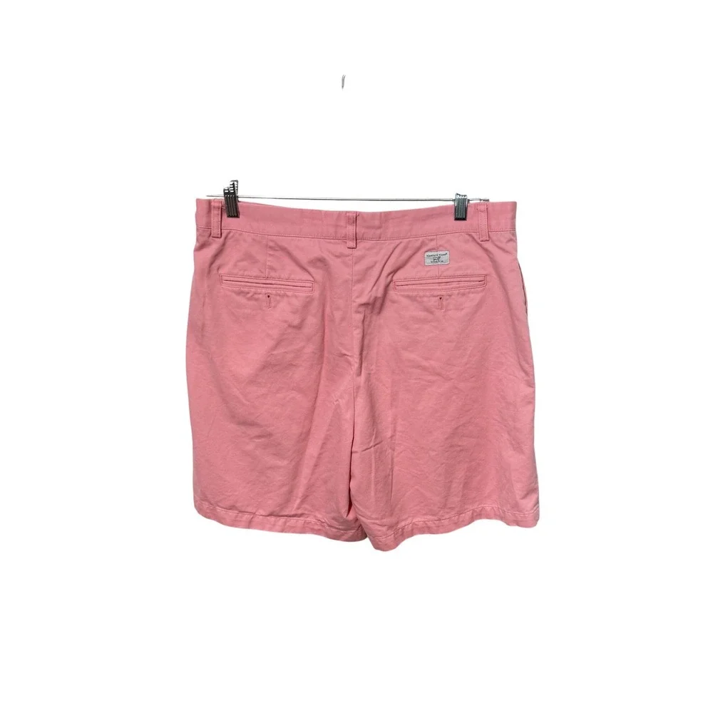 Vineyard Vines Breaker Shorts Mens 36 Pink Cotton Twill Flat Front 8